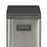 Kitchen Pedal Bin Waste With Lid Soft Close Integrated Handles Metal Grey  30L - Image 2