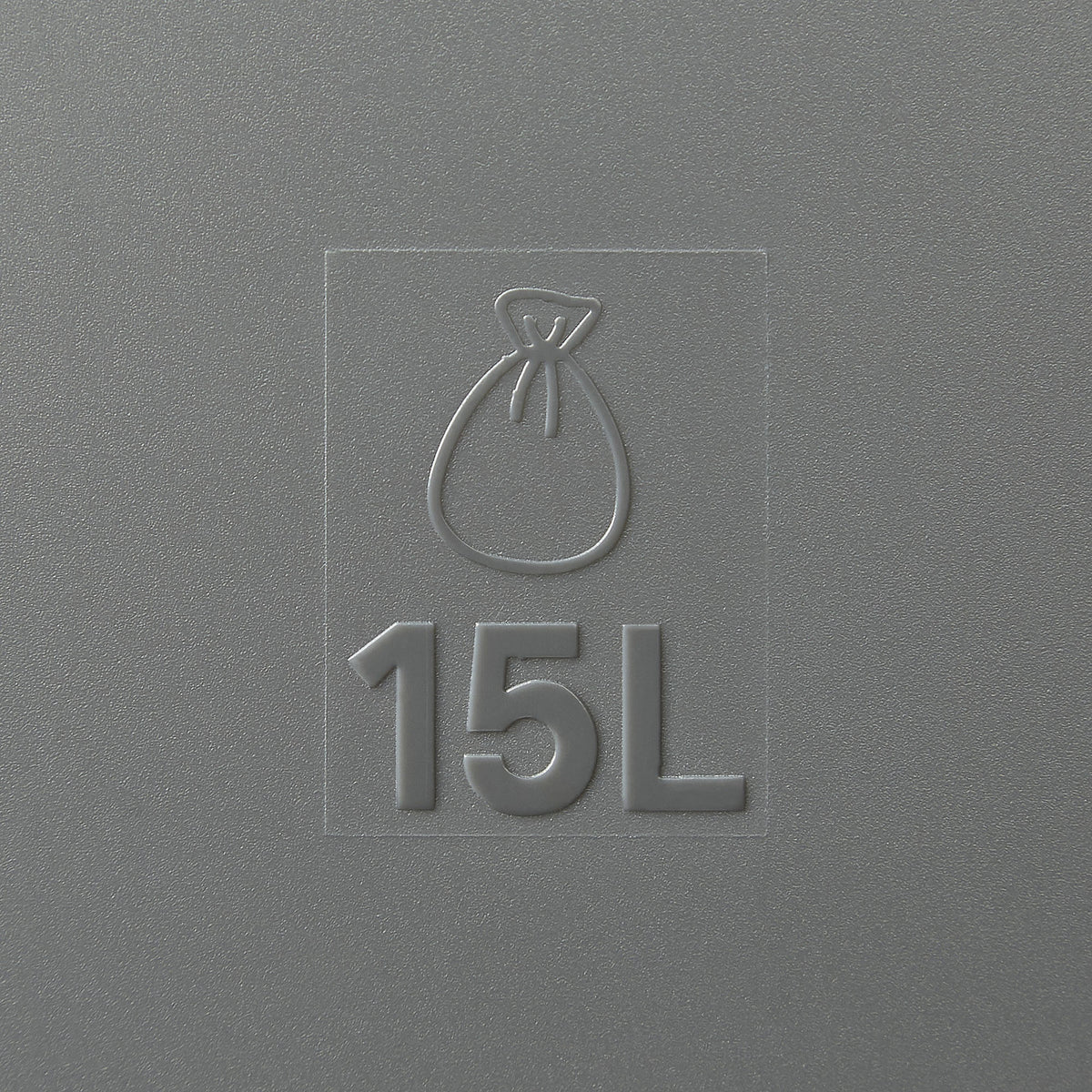 GoodHome Kora Anthracite Metal & plastic Integrated Pull-out kitchen bin 13L - Image 3