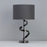 Inlight Table Bedside Light Lamp Aitne Spiral Polished Black Chrome Effect - Image 2