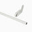 Curtain Pole Bracket Metal Matt White Roof Window (L)930mm (Dia)20 mm Pack of 2 - Image 1