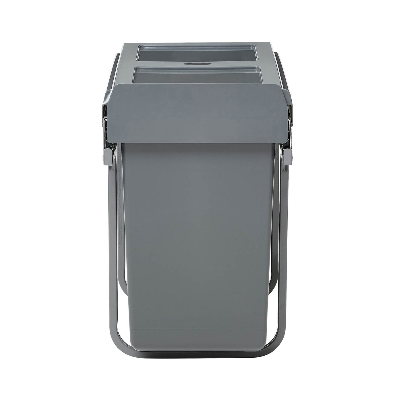 Kitchen Pull Out Bin 2 Integrated Containers Anthracite Rectangular 26L - Image 2