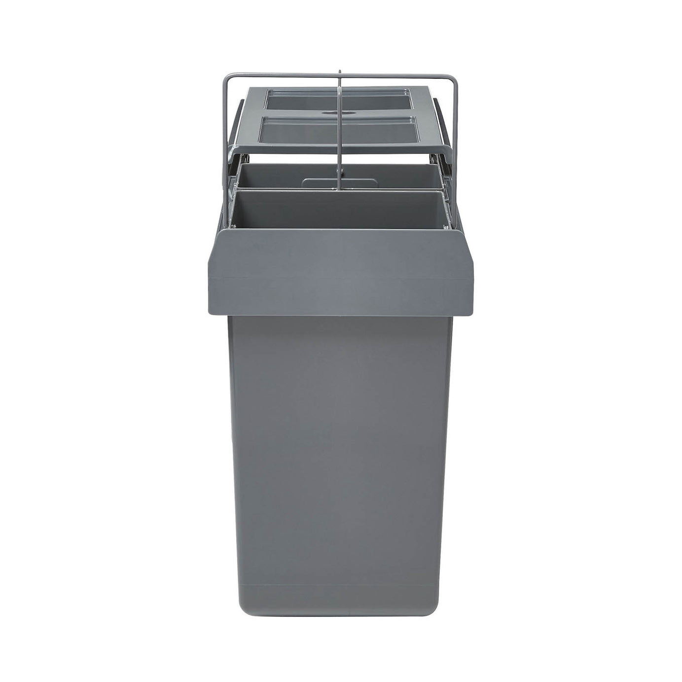 Kitchen Pull Out Bin 2 Integrated Containers Anthracite Rectangular 26L - Image 5