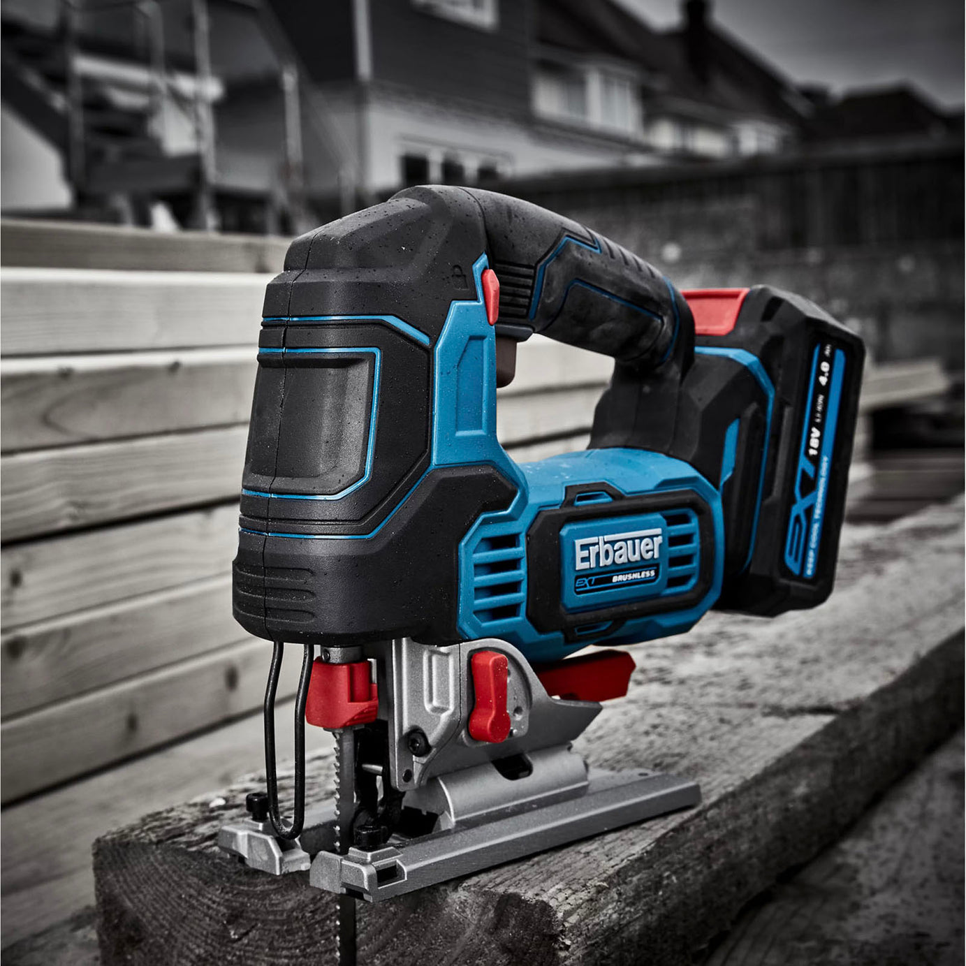 Erbauer Jigsaw Cordless 18V 4Ah Li-Ion EJS18-Li Variable Speed Brushless Compact - Image 2
