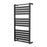 GoodHome Loreto Anthracite Flat Towel warmer (W)500mm x (H)1000mm - Image 1