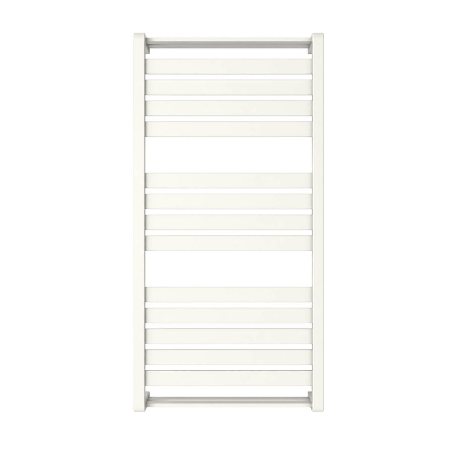 Towel Rail Radiator White Flat Bathroom Warmer Ladder Modern (H)100x(W)50cm - Image 4