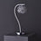 Table Lamp LED Touch Matt Chrome Effect Crystal Decoration Steel Contemporary - Image 2