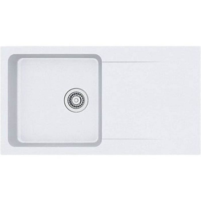 Franke Kitchen Sink White Reversible Drainer Tectonite Heat Resistant 510x940mm - Image 2