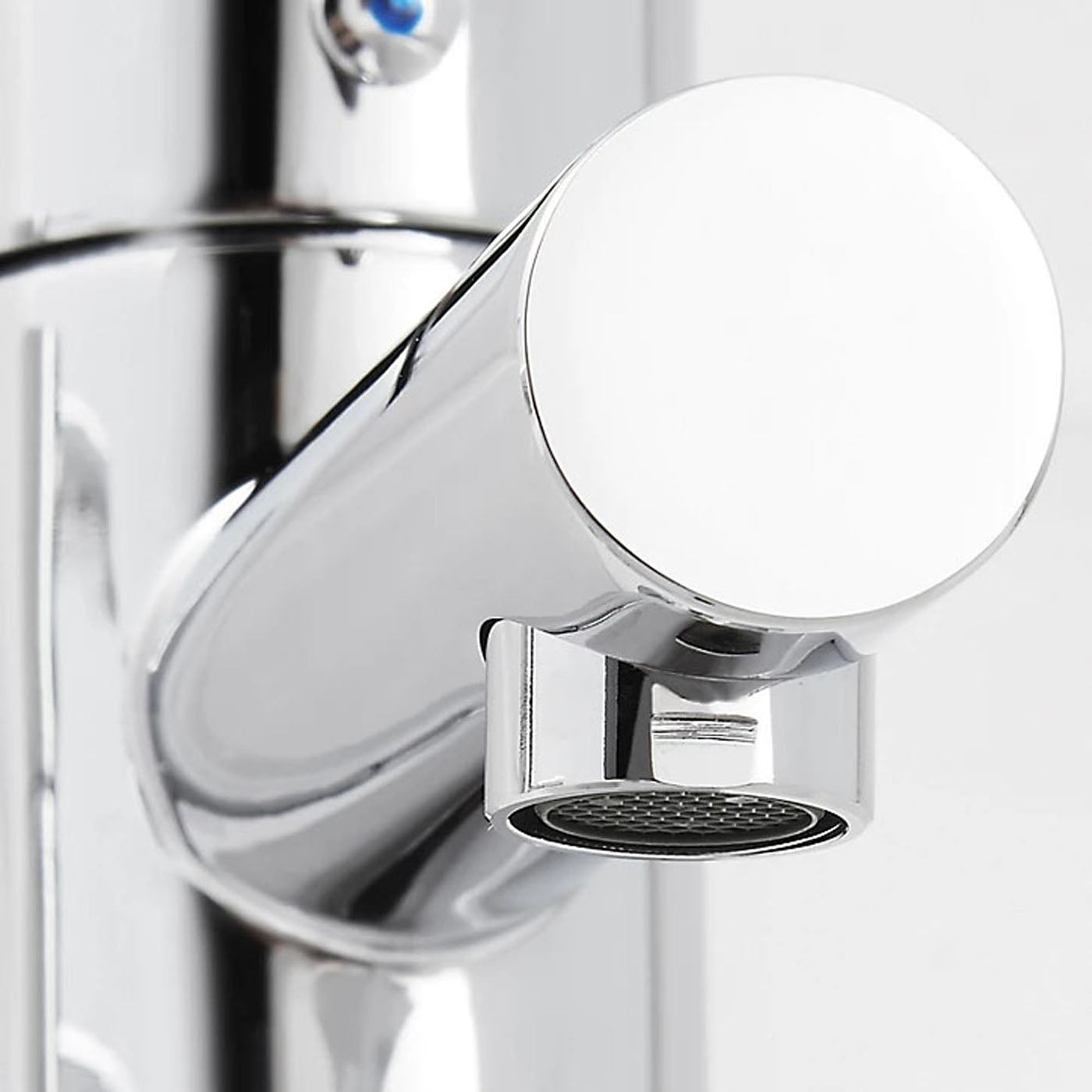 Bath Pillar Taps Pair Bathroom Tub Filler Brass Chrome Plated For High Pressure - Image 4