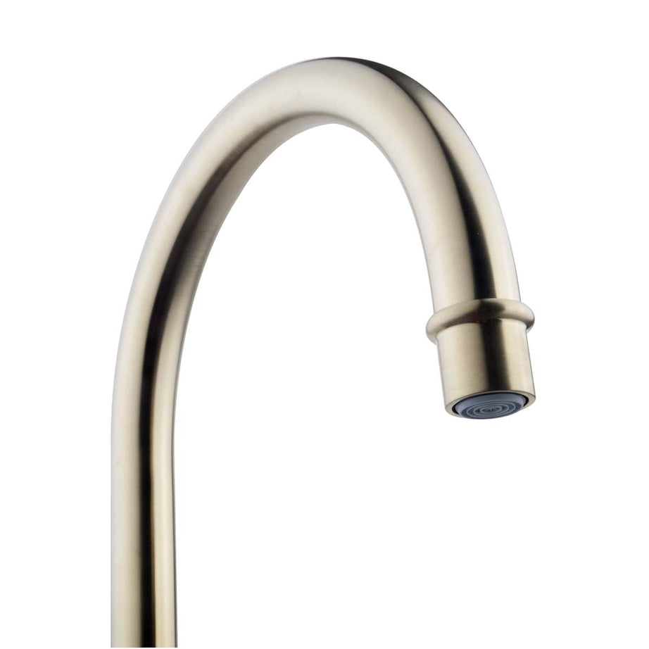 Kitchen Tap Mixer Brass Single Side Lever Ceramic Cartridge Traditional Faucet - Image 3