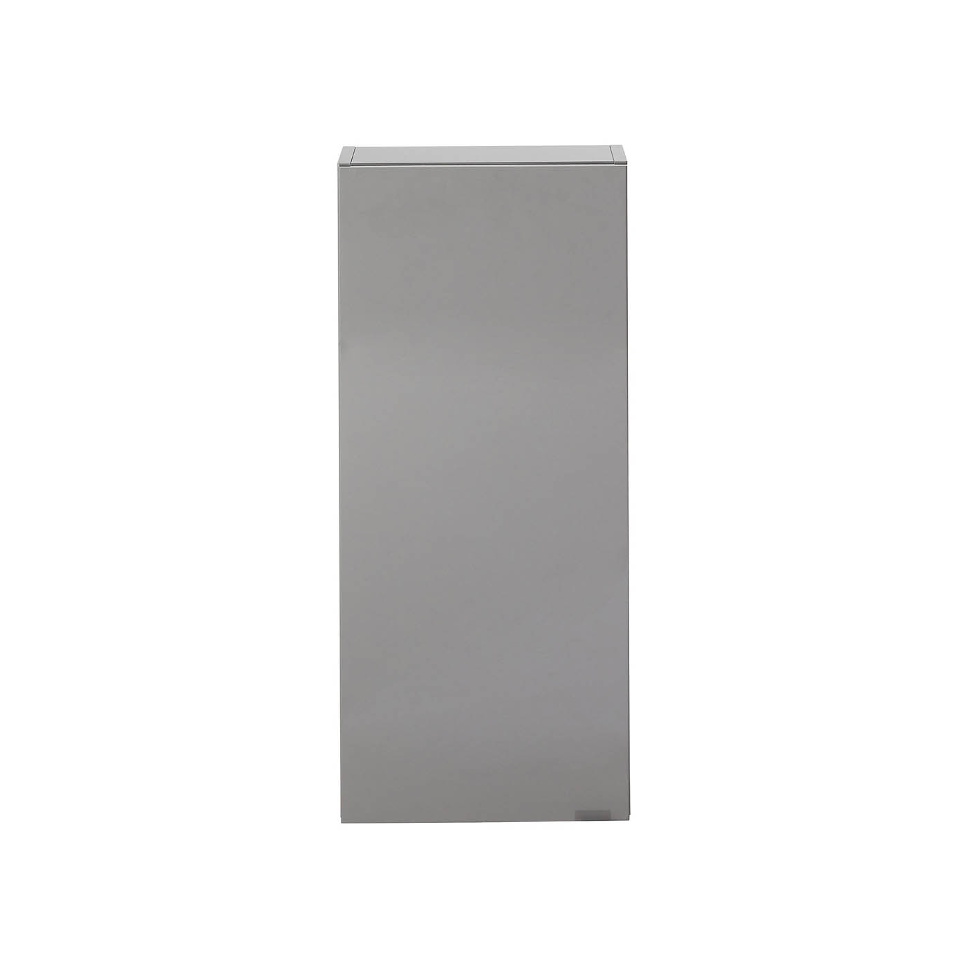 Bathroom Single Wall Cabinet Gloss Anthracite Compact Soft Close (H)90cm (W)4cm - Image 2