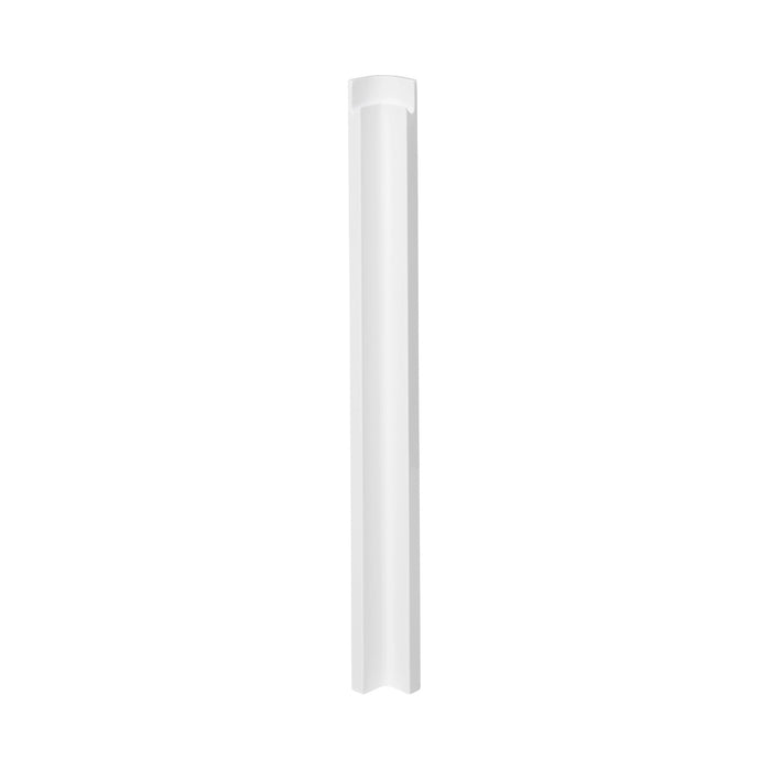 GoodHome Garcinia Integrated Handle Corner Post Gloss White (W)59 x (H)715mm - Image 2