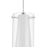 Pendant Ceiling Light 3 Way White Chrome Effect Glass Shades IP20 (Dia)110mm - Image 4