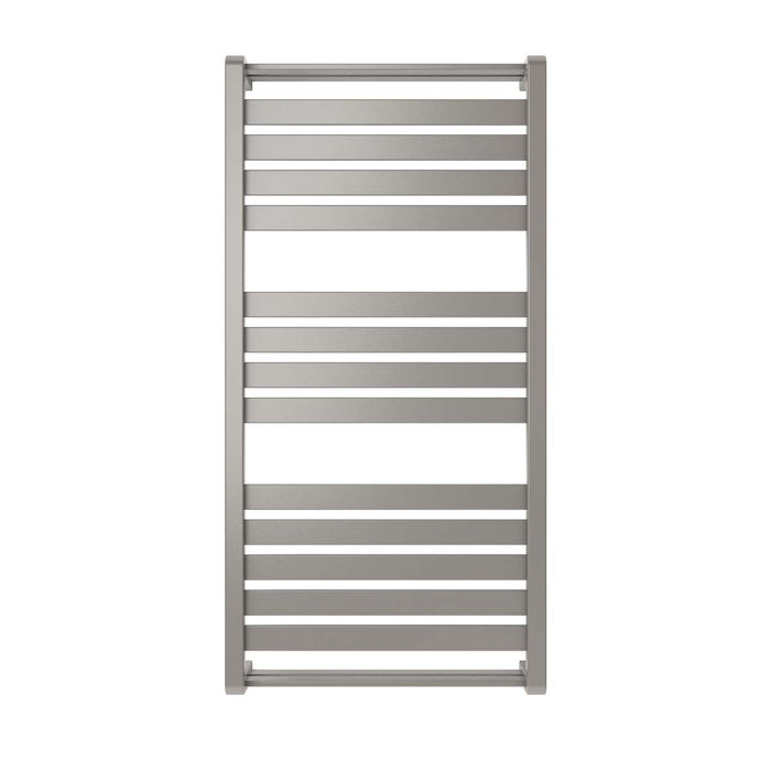 Towel Rail Warmer Radiator Flat Steel Matt Grey Modern (W)500mm x (H)1000mm - Image 3