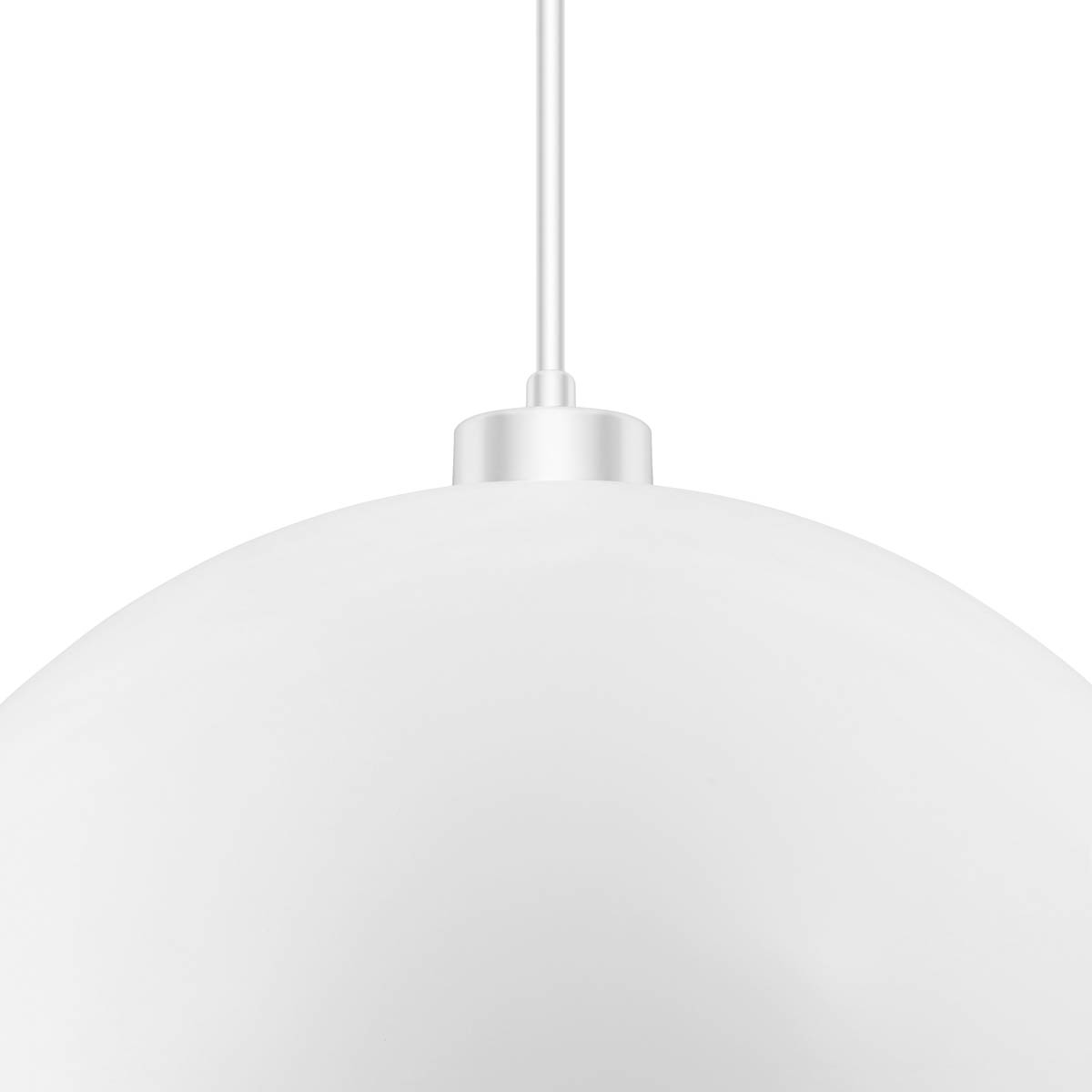 Pendant Light Shade Metal White Adjustable Industrial Contemporary (D)58cm - Image 6