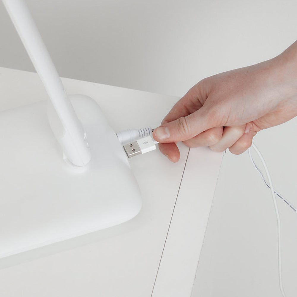 LED Table Lamp Living Room Desk Light Study White Matt Modern Dimmable 4000K - Image 3