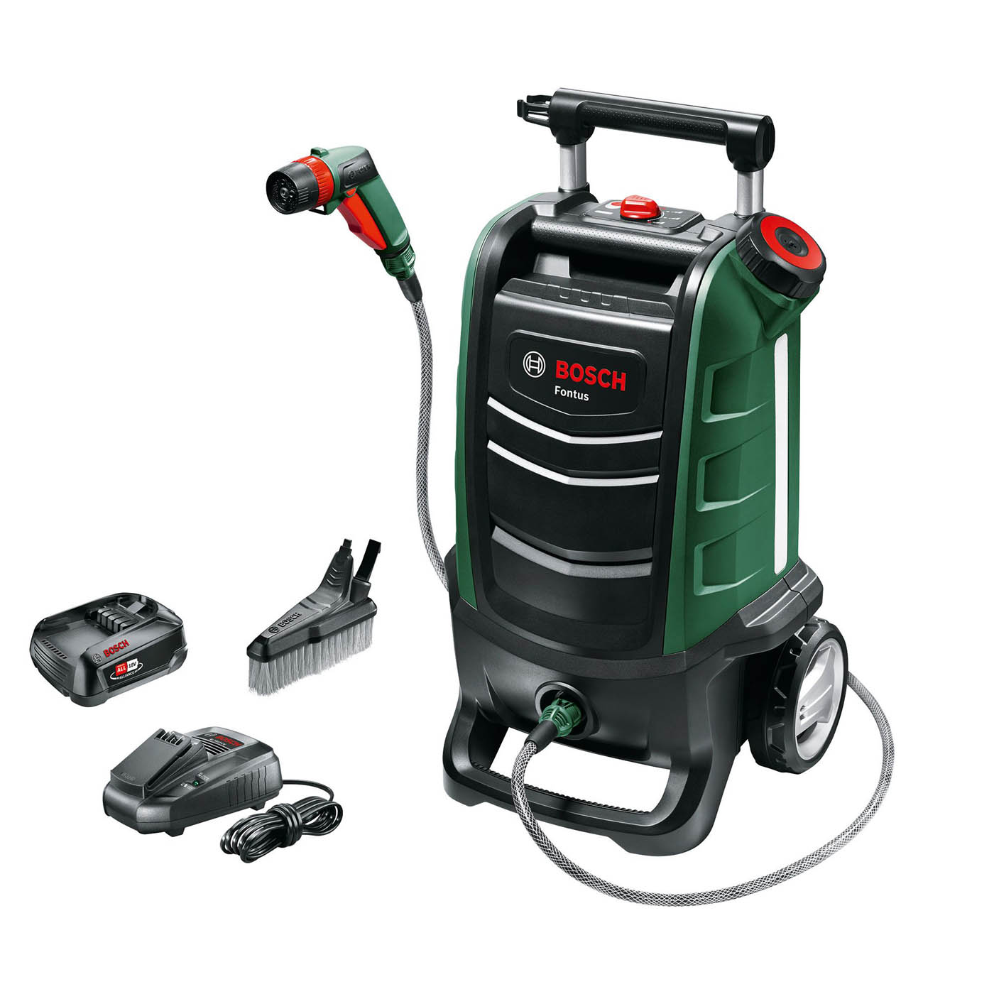 Bosch Pressure Washer Cordless 18V Li-Ion Power4All Home Patio Car Jet Cleaner - Image 1