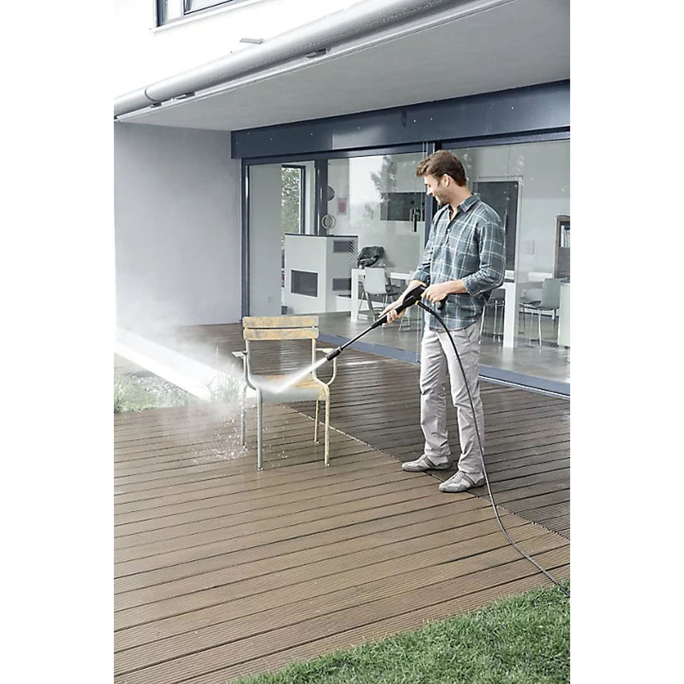Karcher K2 Pressure Washer Corded Electric Portable Garden Patio 110bar 1400W - Image 6