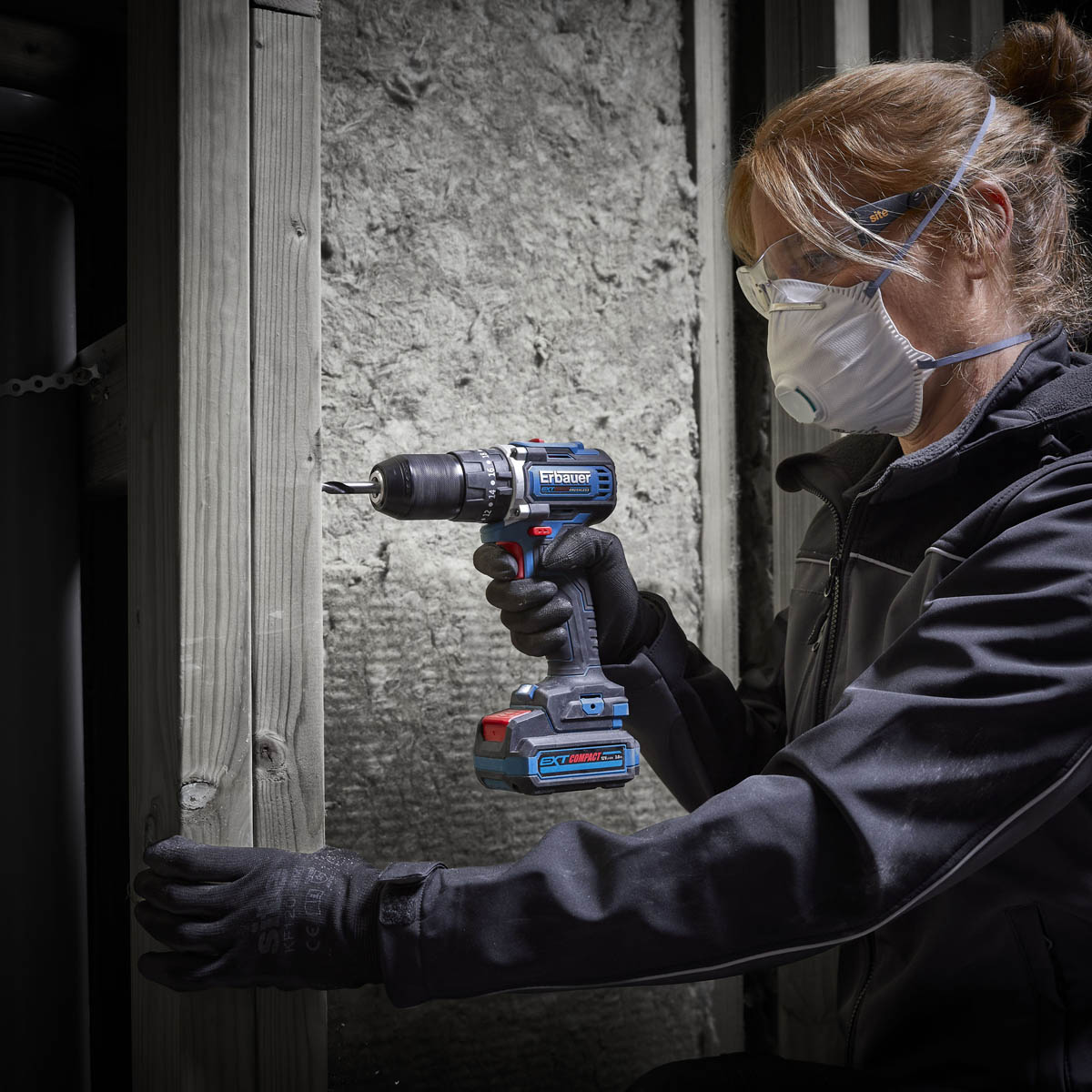 Erbauer Combi Drill Cordless 12V Li-Ion ECD12-Li-2 Brushless Compact Body Only - Image 2