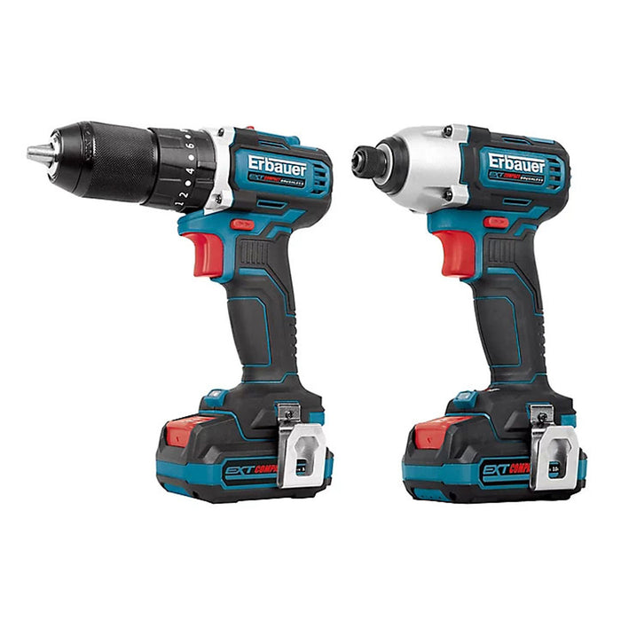 Erbauer Combi Drill Impact Driver Kit 12V 2x3Ah Li-ion ECD12-Li-2/EID12-Li-2 - Image 1