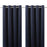 Curtains Pair Lined Eyelet Deep Navy Plain Heavy Weight (W)167Cm (L)183Cm - Image 2