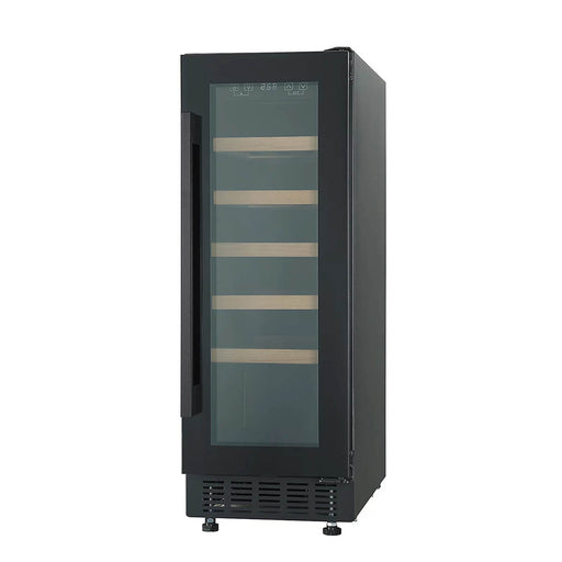 GoodHome Wine Cooler BIWCB30UK Black Built In Integrated Freestanding 20 Bottle - Image 1