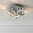 Ceiling Spot Light 3 Lamp Crystal Effect LED Integrated 1460lm IP20 5.1W 240V - Image 2