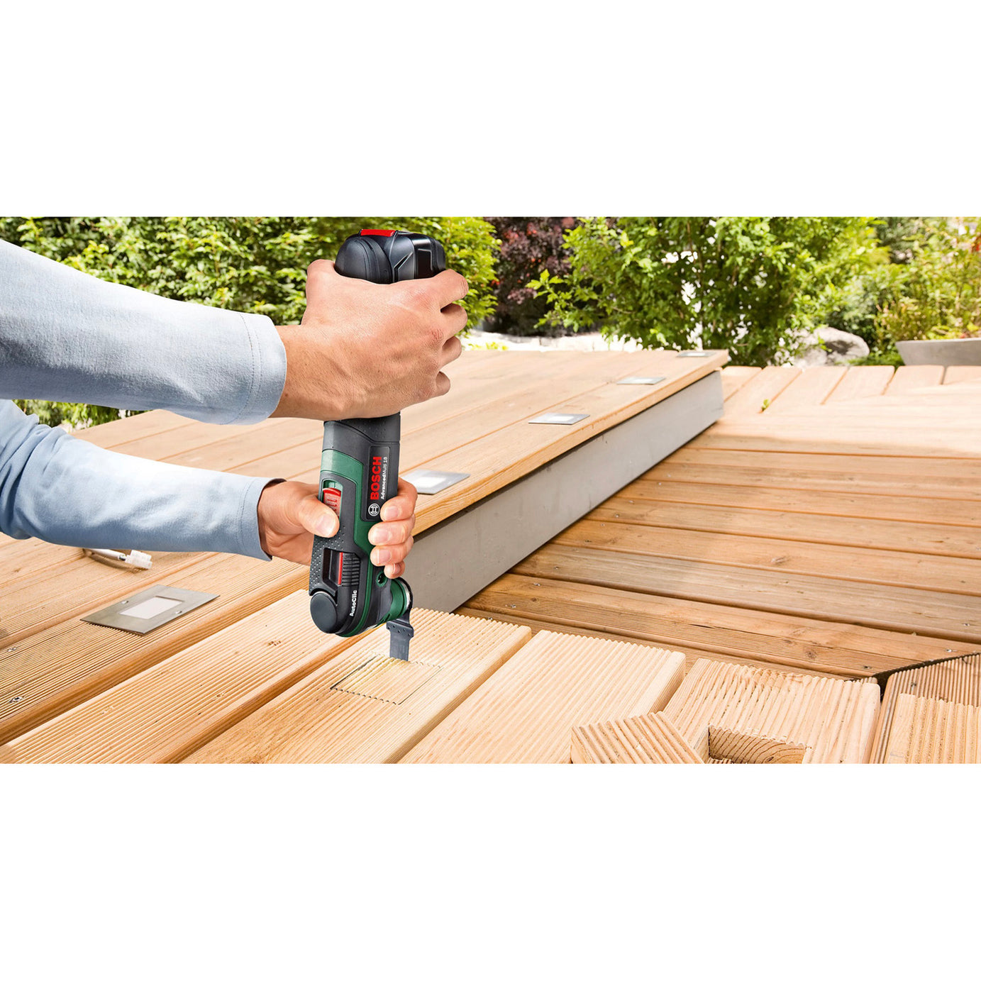 Bosch Multi Tool Cordless Advanced Variable Speed Work Light Soft Grip 18V - Image 3