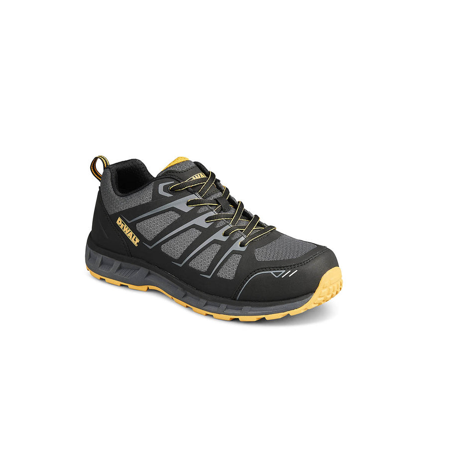 DeWalt Mens Safety Trainers Black Grey Carson Steel Toe Lightweight Size 8 - Image 1