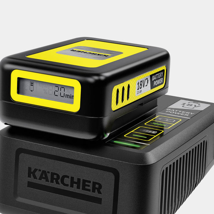 Kärcher Fast Battery Charger 18V Li-Ion Compact Wall Mountable Lightweight - Image 3