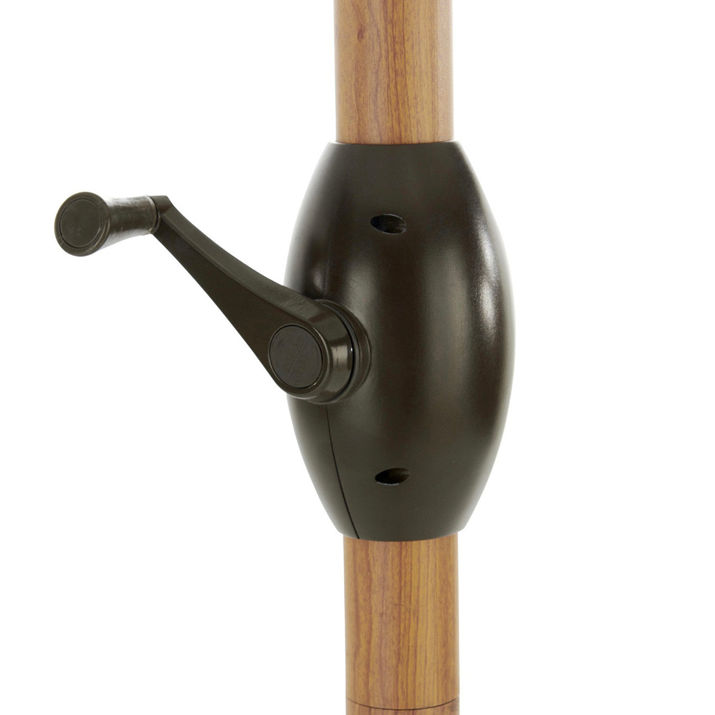 Garden Market Parasol Umbrella White Patio Outdoor Sun Shade UV Protection - Image 5