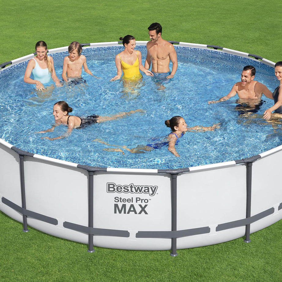 Bestway Swimming Pool Set Steel Pro Max Above Ground Outdoor (L)5.49 x (H)1.22 m - Image 2
