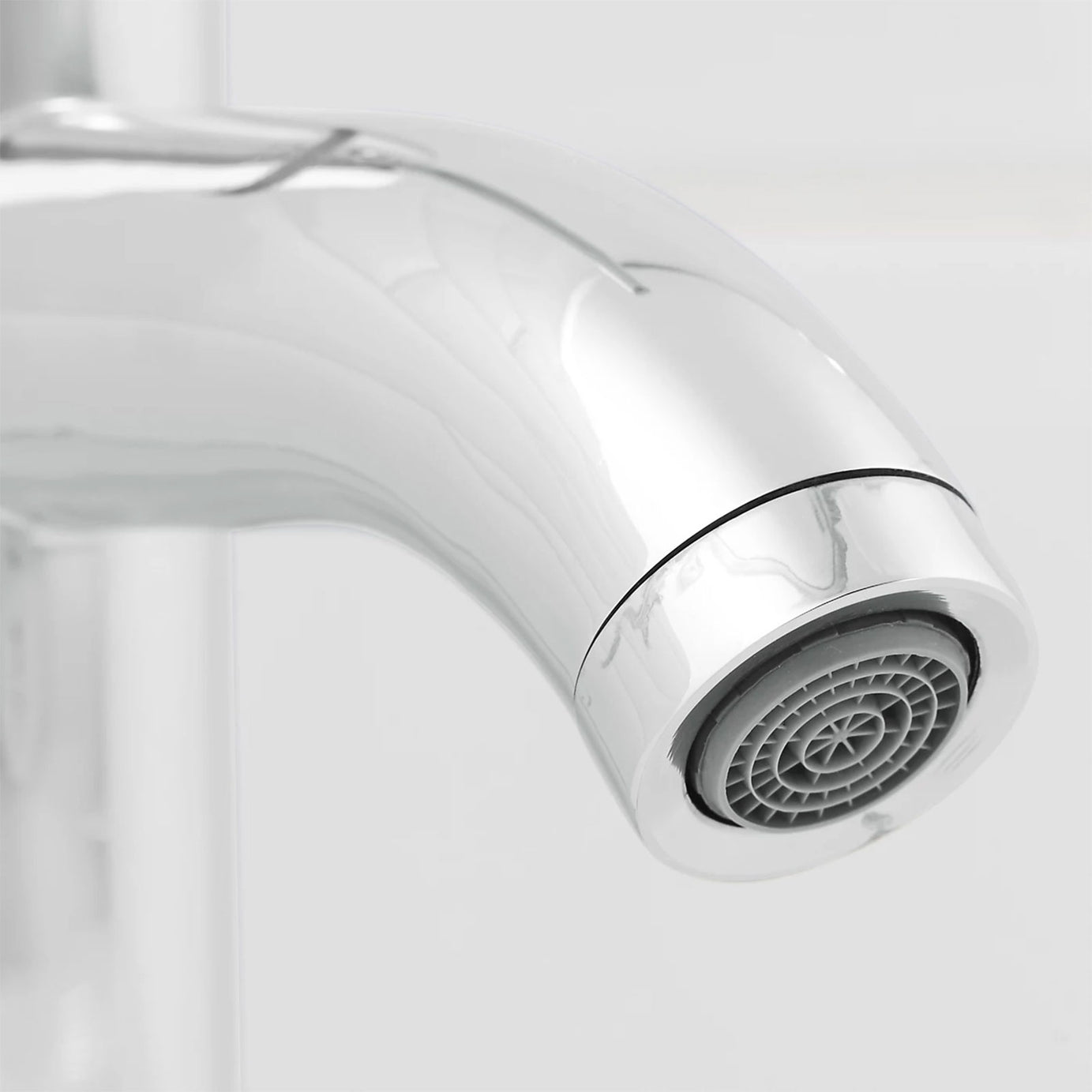 Bathroom Basin Tap Mono Mixer Hoffell Chrome Brass Single Lever Modern Faucet - Image 3