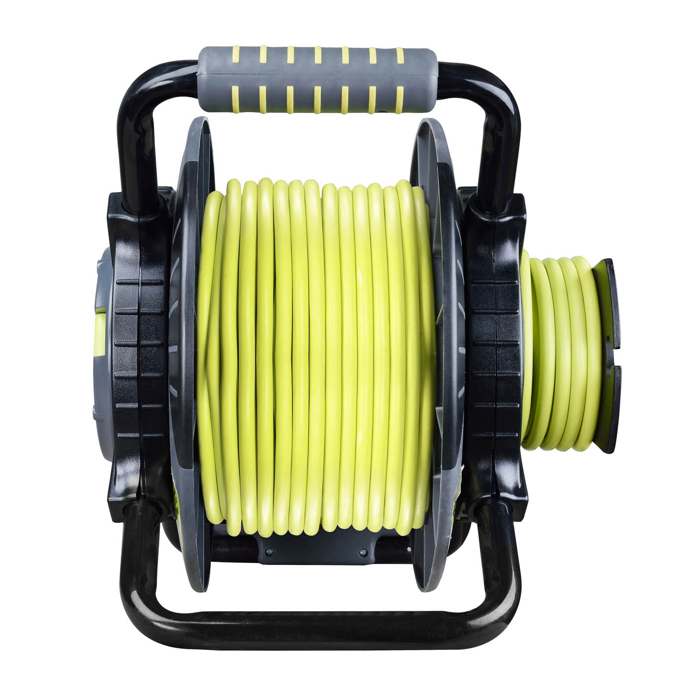 Masterplug IP54 Rated Reverse Anti Twist 1 socket Grey & green Indoor & outdoor Cable reel, 30m - Image 5