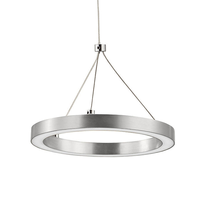 LED Ceiling Light 3 Way  Pendant Chrome Effect Modern Dimmable Adjustable Height - Image 4