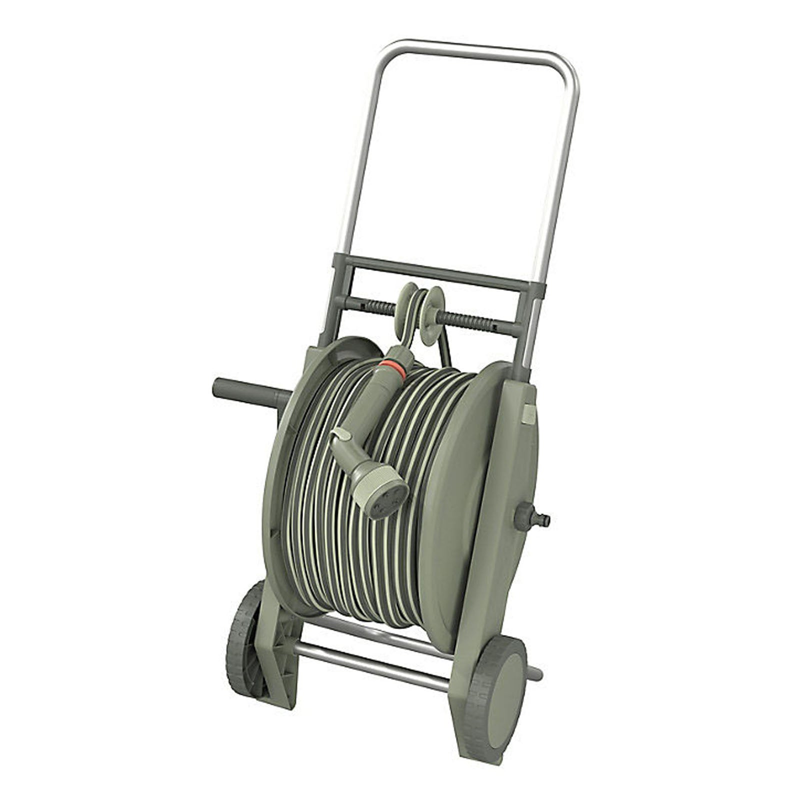 Verve Hose Cart Set Manual Freestanding (L)40m Green Portable Garden Water - Image 2