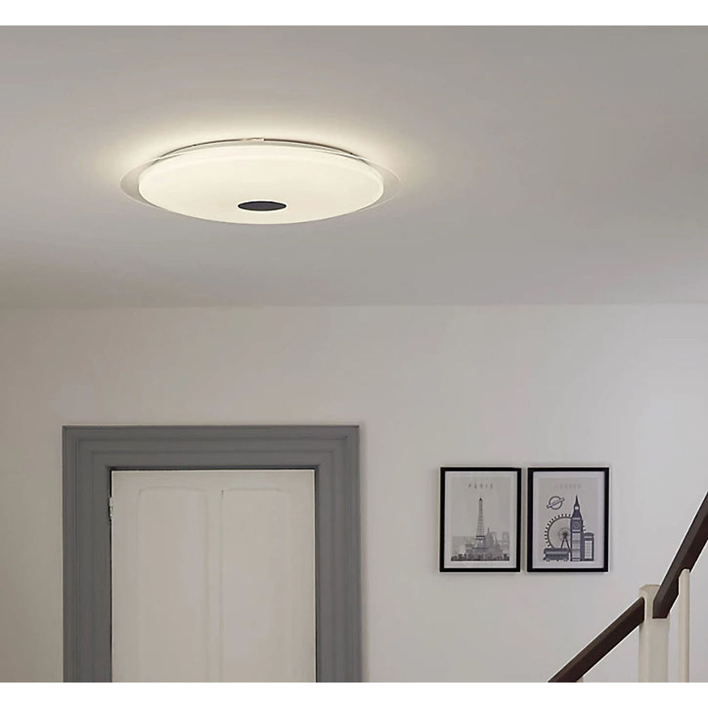 LED Ceiling Light Round White Modern Extra Large Dimmable Dia.57cm - Image 1