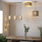 Wall Light Indoor Natural Bamboo Satin Gold Effect Contemporary Drum 1 Arm - Image 4