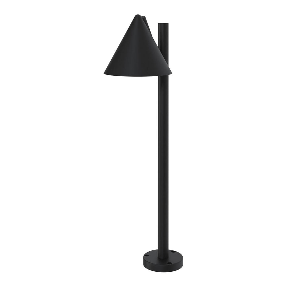 Outdoor Post Light Integrated LED Neutral White Aluminium Plastic Black (H)700mm - Image 2