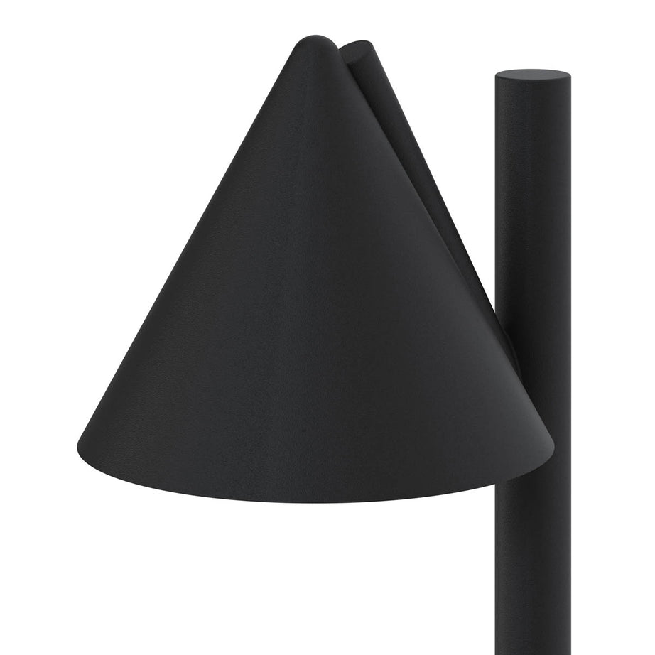 Outdoor Post Light Integrated LED Neutral White Aluminium Plastic Black (H)700mm - Image 5