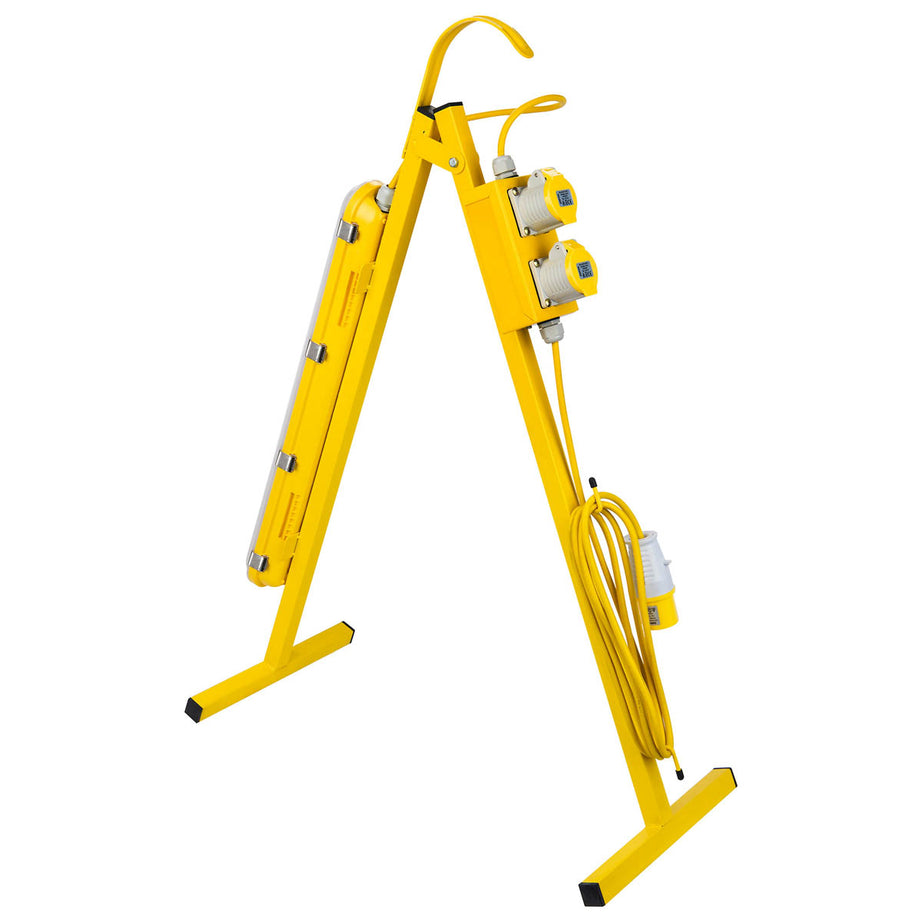 Luceco Plasterers Work Light Tripod Inspection Lamp 110V Foldable Portable 24W - Image 8