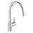 Kitchen Tap Pull Out Spout Single Lever Plastic Brass Chrome Plated Contemporary - Image 1