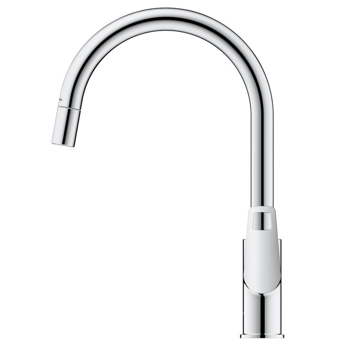 Kitchen Tap Pull Out Spout Single Lever Plastic Brass Chrome Plated Contemporary - Image 3