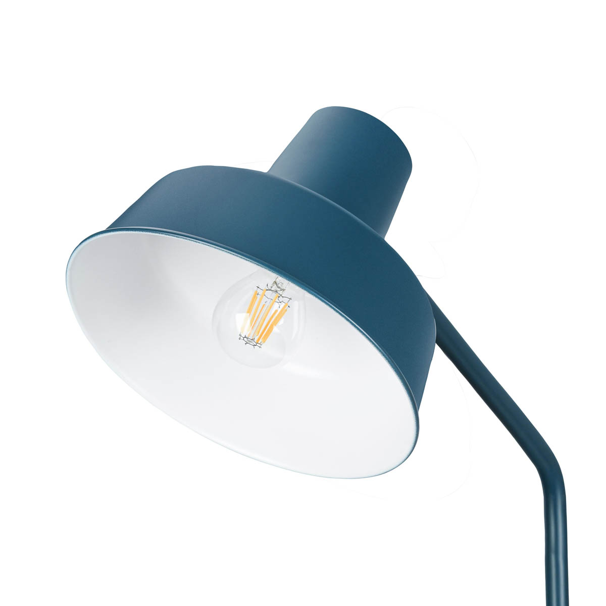 LED Floor Lamp Matt Blue Metal E27 Freestanding Living Room Bedroom Indoor - Image 5