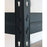 Shelving Unit 5 Tier Black HDF And Steel Storage Home Garage (H)180x(W)66.6cm - Image 5