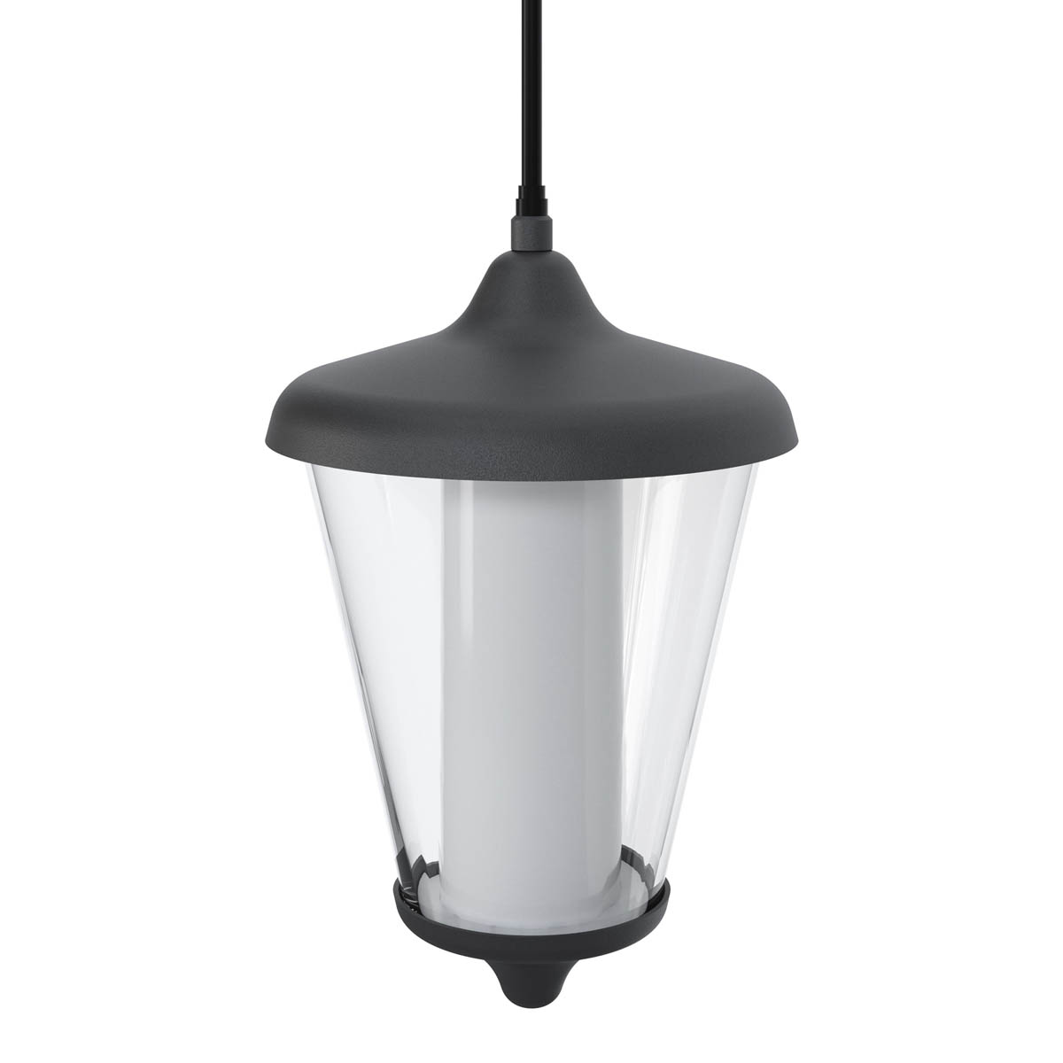 Outdoor Pendant Light Integrated LED Dark Grey Waterproof Contemporary - Image 4