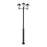 LED Post Light 3 Way Electric Garden Outdoor Lantern Dark Grey 3000lm 33W H210cm - Image 3