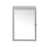 Bathroom Cabinet Soft Close Mirrored Door Satin Grey Wall Mounted Rectangular - Image 1