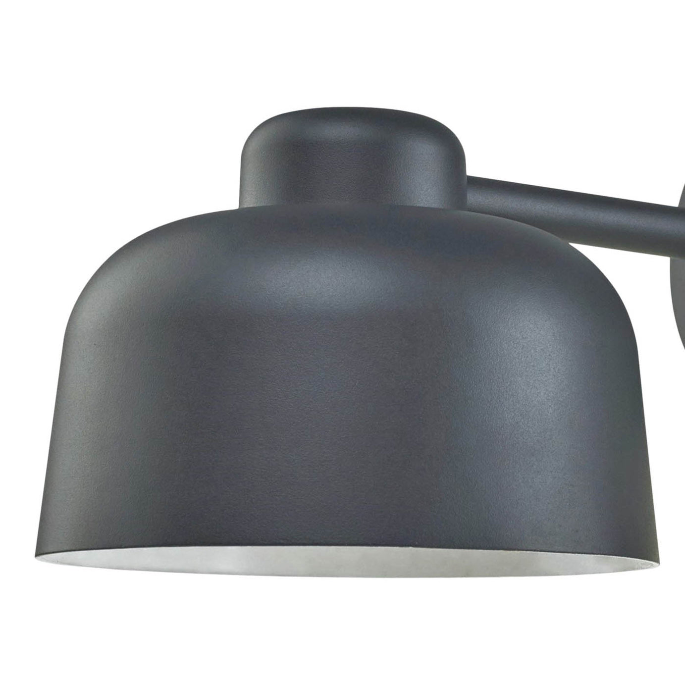Outdoor Wall Light LED Neutral White Bell Matt Dark Grey Waterproof (Dia)18cm - Image 4