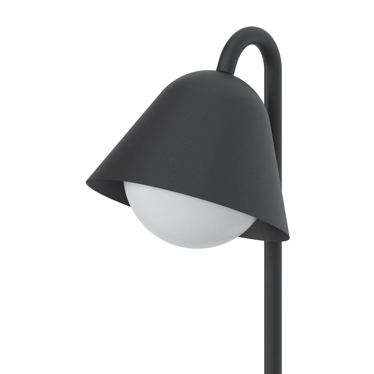 Outdoor Post Light 1 Lamp LED Neutral White Metal Plastic Dark Grey (H)730mm - Image 4