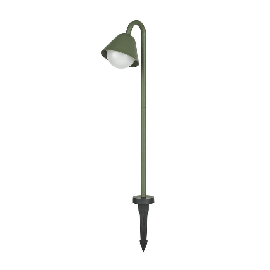 Outdoor Stake Post Light Integrated LED Metal Green Weather Resistant (D)120mm - Image 2